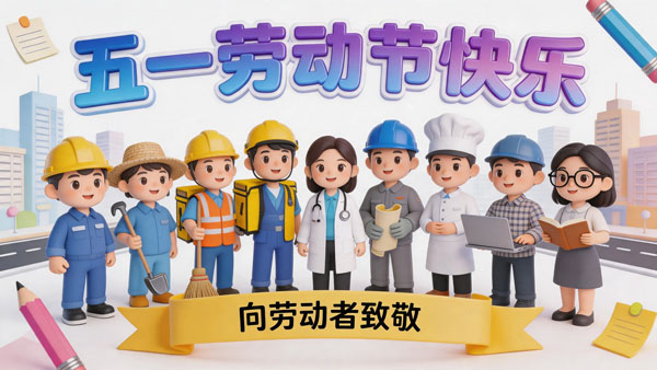 致敬劳动・五一放假公告