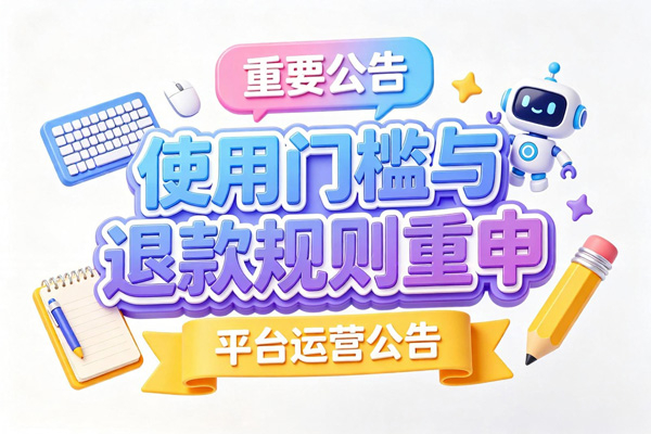使用门槛与退款规则重申